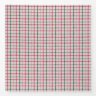 Tischdecke Karo Bunt beige