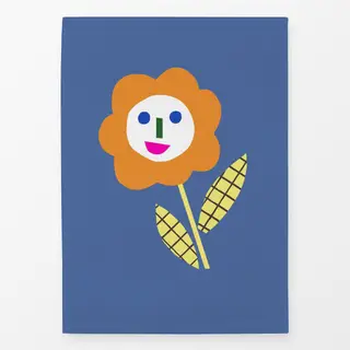 Geschirrtücher Daisy blau Sommer