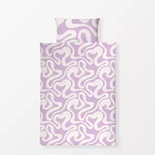 Bettwäsche Swirl purple