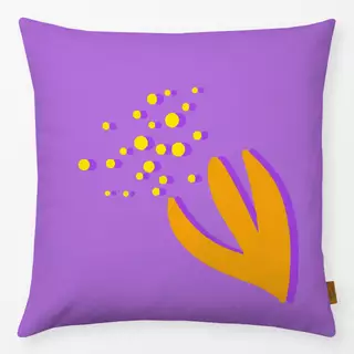 Kissen Orangelilablüte