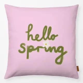 Kissen Hello Spring Pink