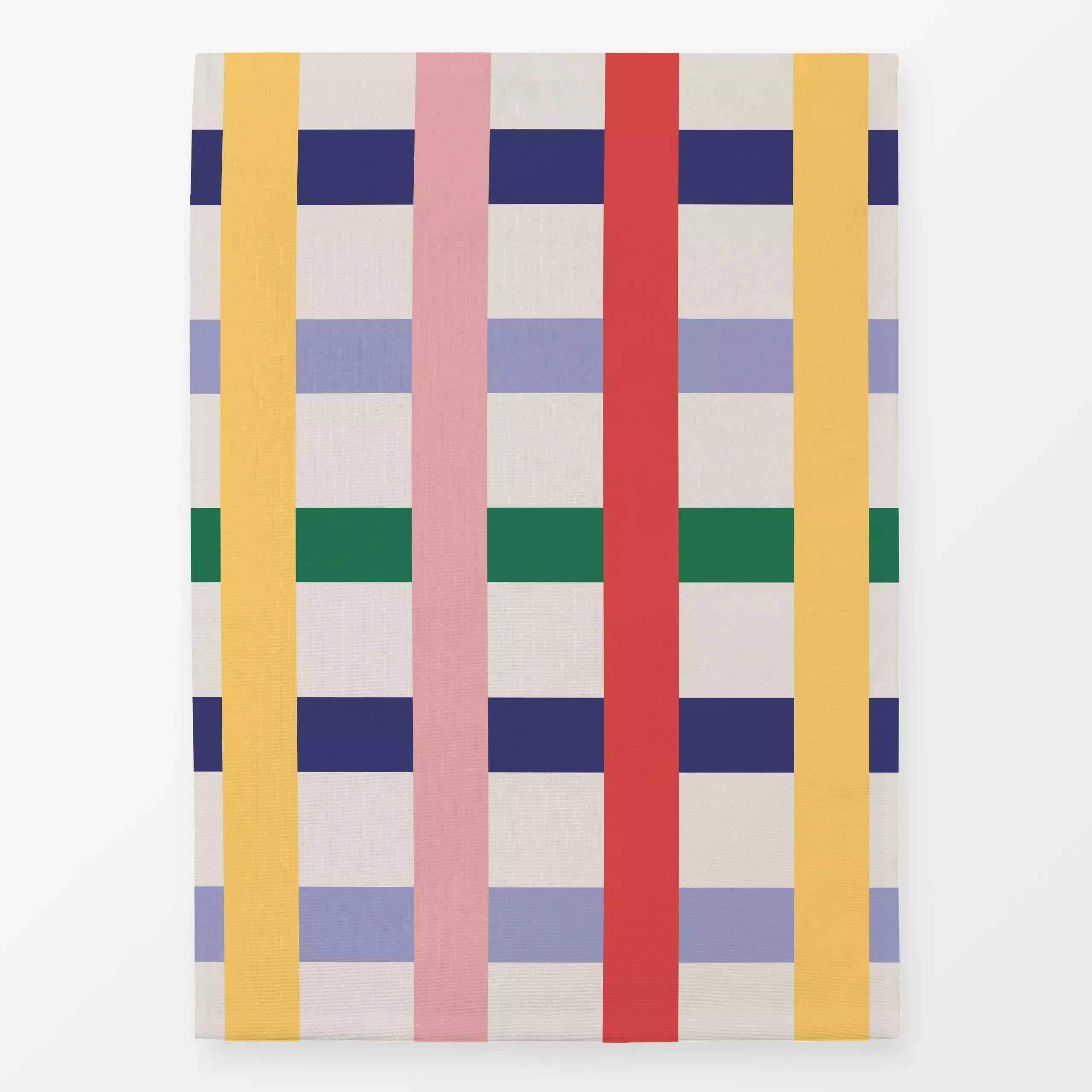 Geschirrtücher Hello Spring Lines Colorful - Symbole & Muster - von „Jana Driver"; Streifen, Karo, bunt, Fruehling, spring, ...