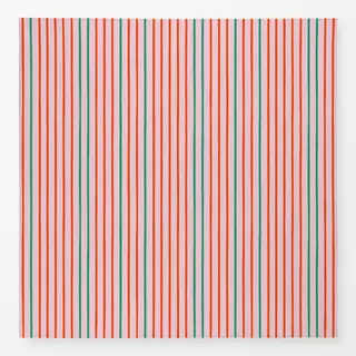 Tischdecke Streifen Duo | rosa-rot-grün