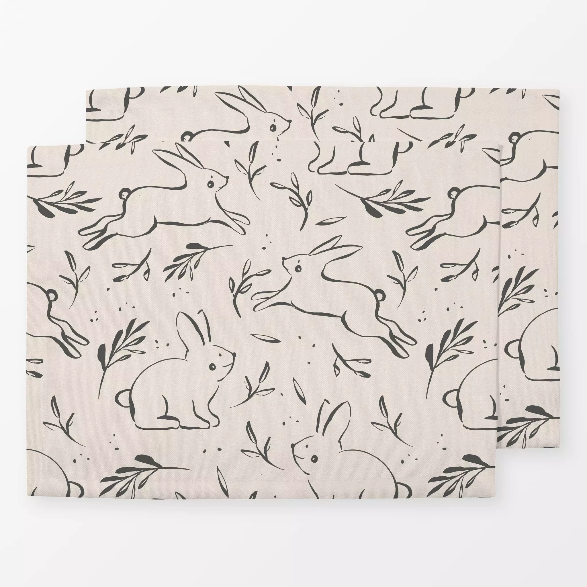 Tischset Tischset Pattern Bunny