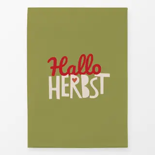 Geschirrtücher Hallo Herbst grün