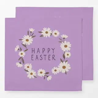 Servietten Kranz Happy Easter