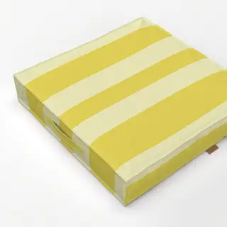 Bodenkissen Santorini Streifen Gelb Gelb