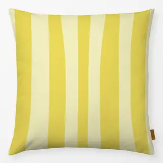 Kissen Santorini Streifen Gelb Gelb