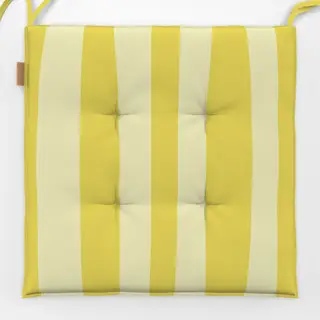 Sitzkissen Santorini Streifen Gelb Gelb