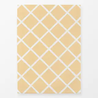 Geschirrtücher Raute Muster Hellgelb