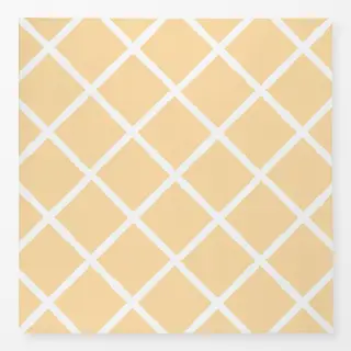 Tischdecke Raute Muster Hellgelb
