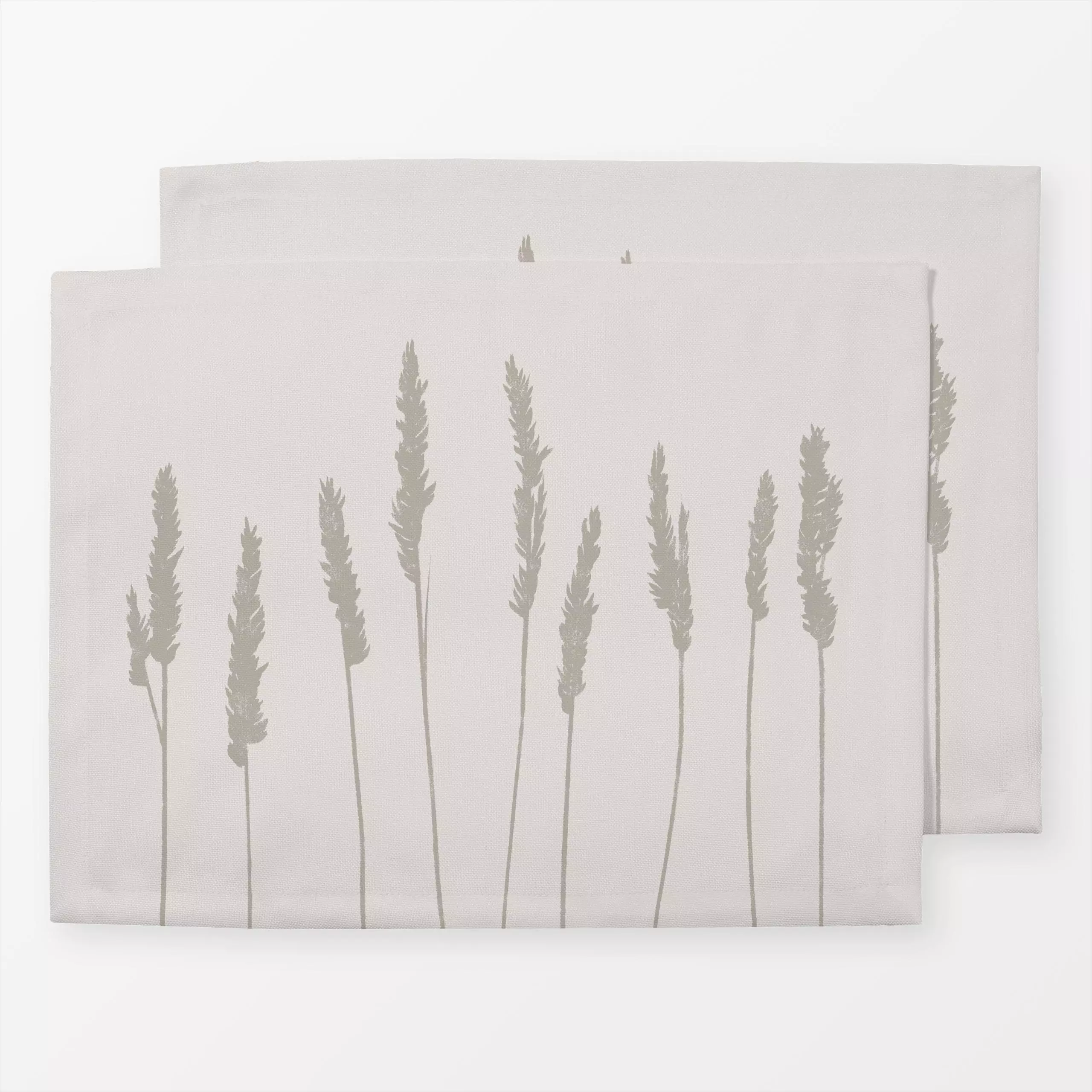 Tischset Strandhafer Beige Hell - Blumen & Florales - von „textilwerk x hejmelig"