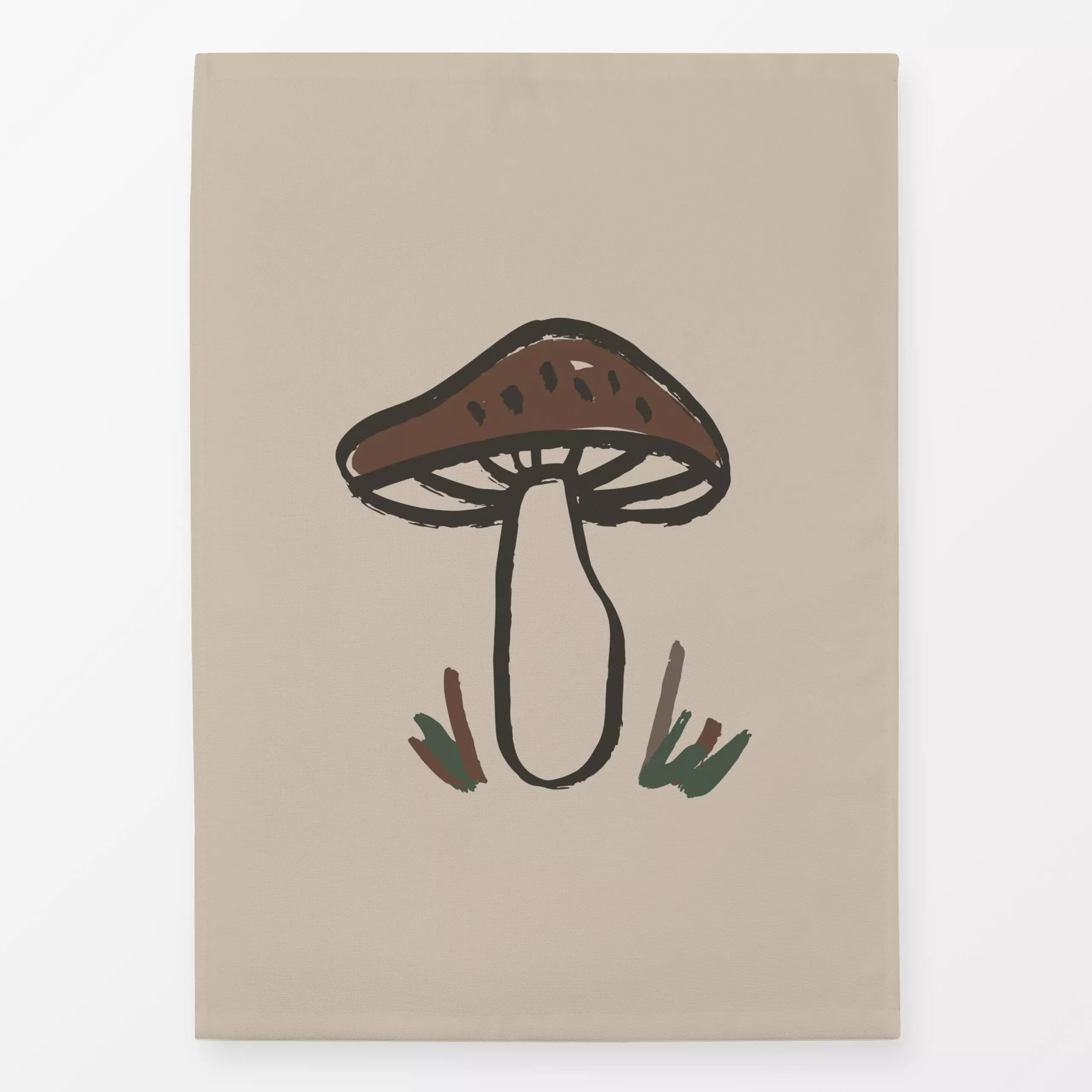 Geschirrtücher Fliegenpilz Herbst braun - Herbst, Natur & Landschaft, Gemüse - von „Kruth Design"; Herbst, Herbstdeko, outdo...