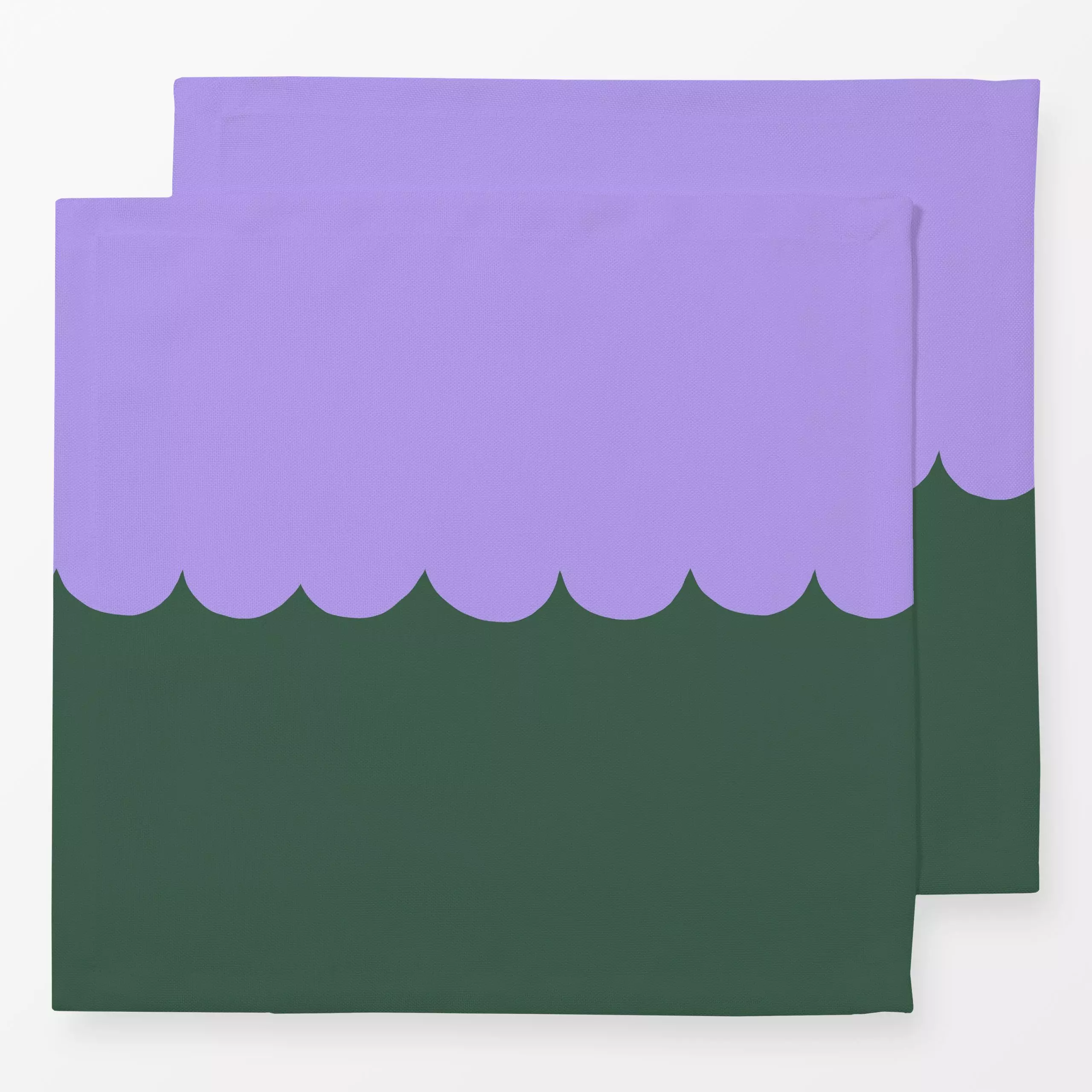 Servietten Wellen Colorblocking - Symbole & Muster - von „Studio Kesse"; Linien, Streifen, Sommer, wellen, lila, trendfarben...