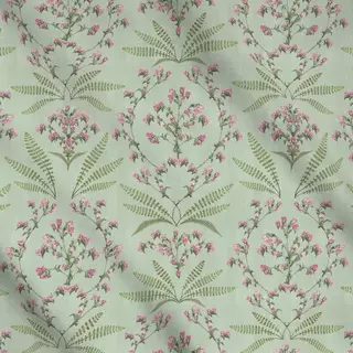 Meterware Vintage cottage florals sage