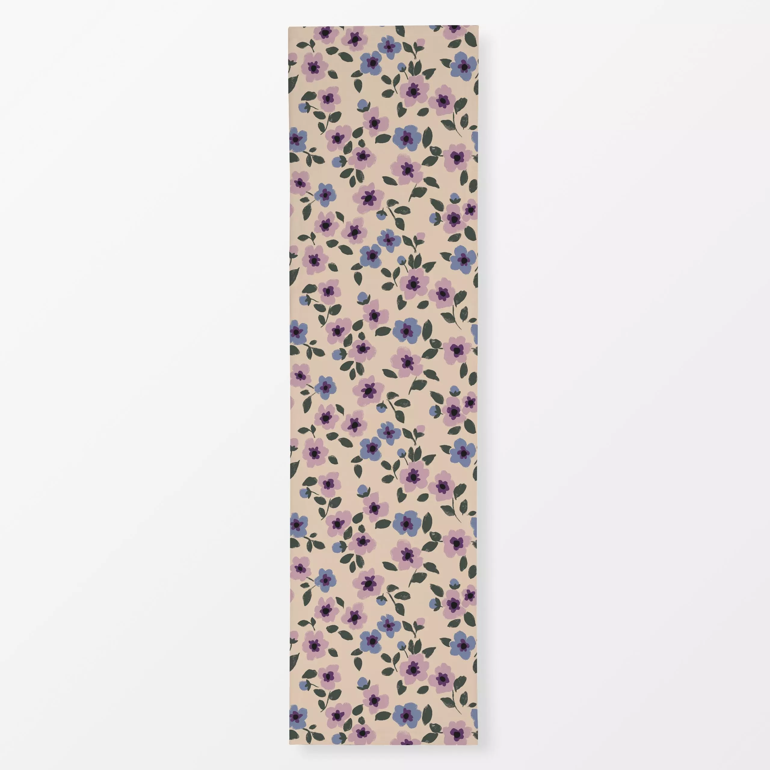 Tischläufer Blumenmuster rosa blau, Blumen, gemustert, Sommer, von Studio Kesse