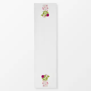 Tischläufer Rosen Blumenvase Rosa