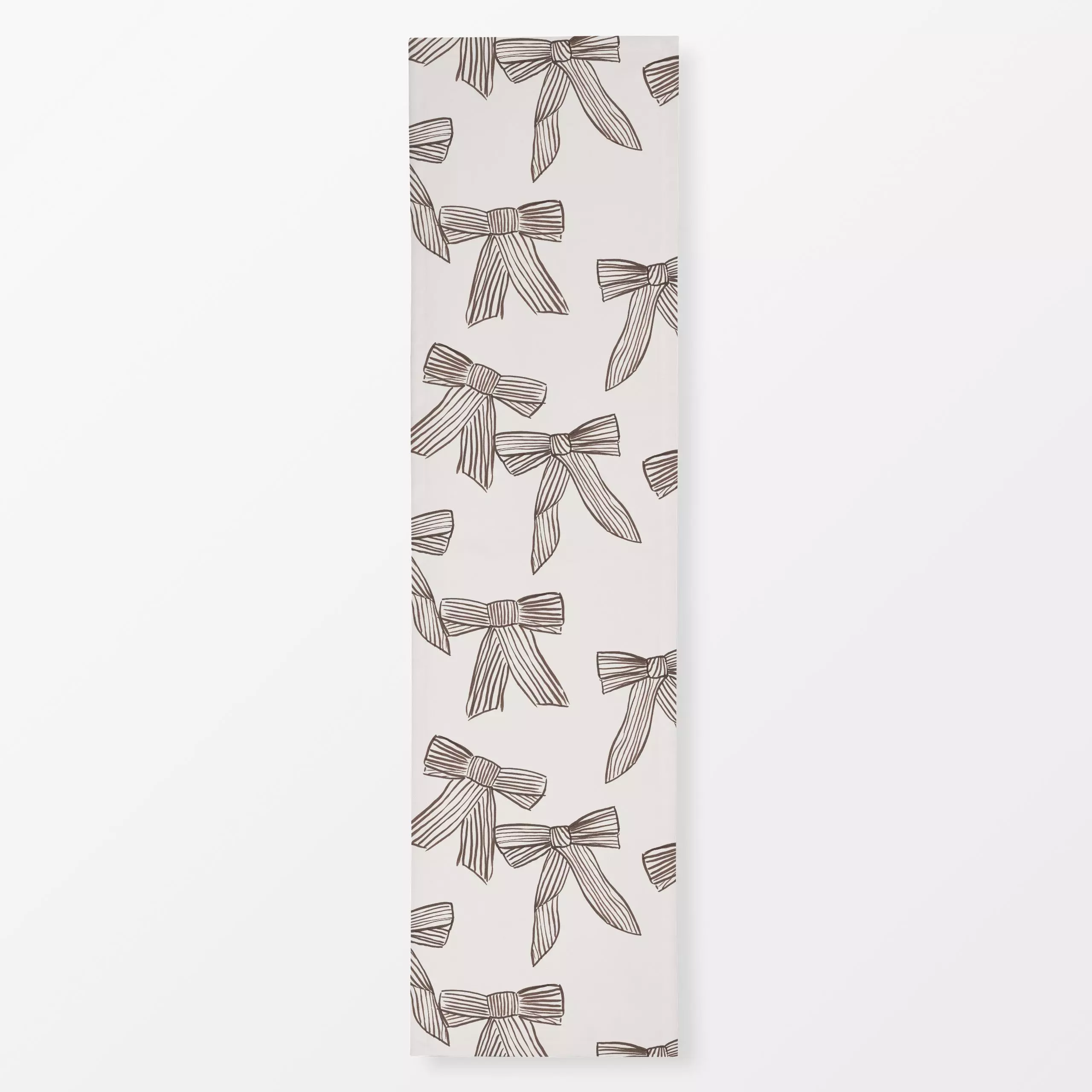 Tischläufer Allover Schleifen Umbra - Weihnachten, Anlässe, Ostern - von „Kruth Design"; Weihnachten, Winter, weihnachtlich,...