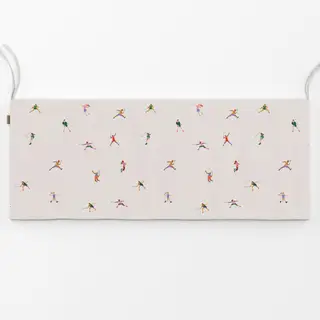 Bankauflage Badminton Muster 2