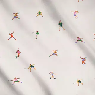 Meterware Badminton Muster 2