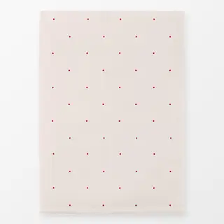 Geschirrtücher Mini Dots Beige Rot