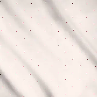 Meterware Mini Dots Beige Rot