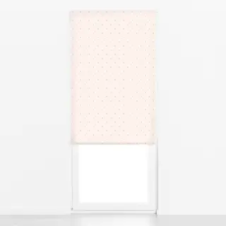 Raffrollo Mini Dots Beige Rot