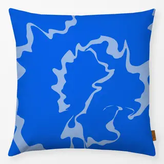 Kissen Organic Shapes blue