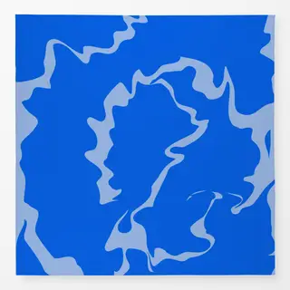 Tischdecke Organic Shapes blue