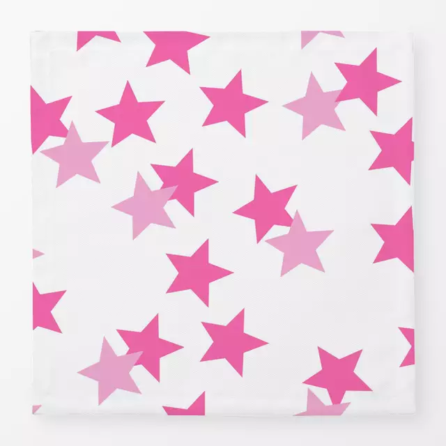 80 Stück Rosa Papierservietten Mit Schneeflocke - 16,5x16,5 Cm, Für Winter- & Weihnachtsfeiern