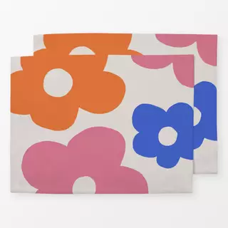 Tischset happy flowes