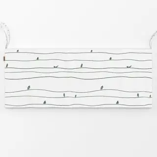 Bankauflage Stille Schneelandschaft