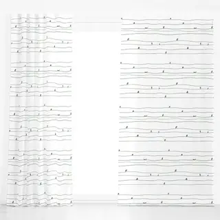 Dekovorhang Stille Schneelandschaft