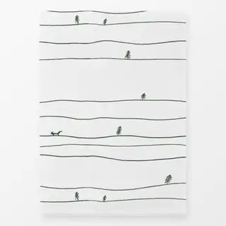 Geschirrtücher Stille Schneelandschaft