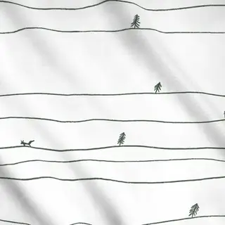 Meterware Stille Schneelandschaft