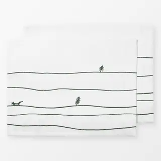 Tischset Stille Schneelandschaft