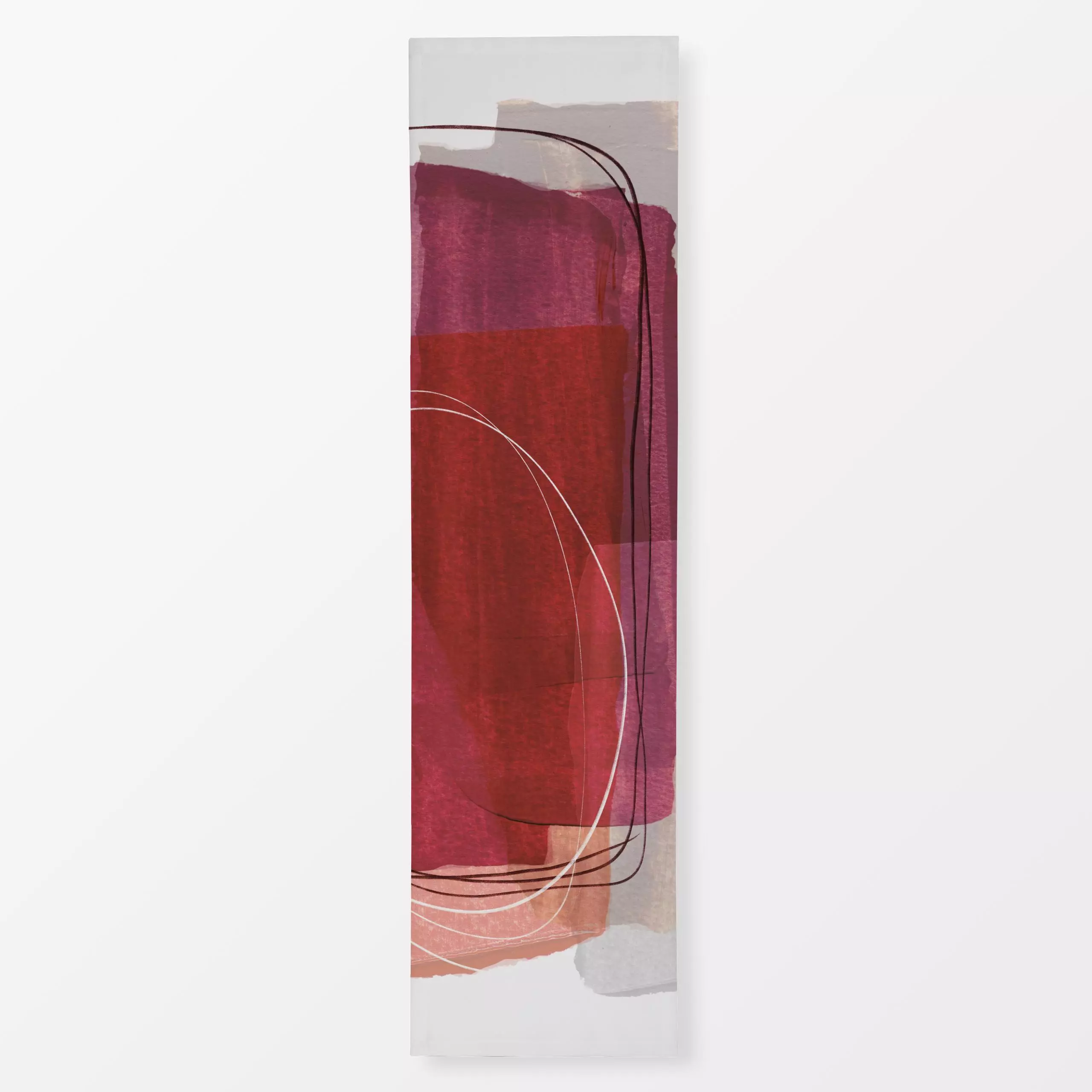 Tischläufer Abstract Brush Strokes 48, gemustert, von Mareike Böhmer