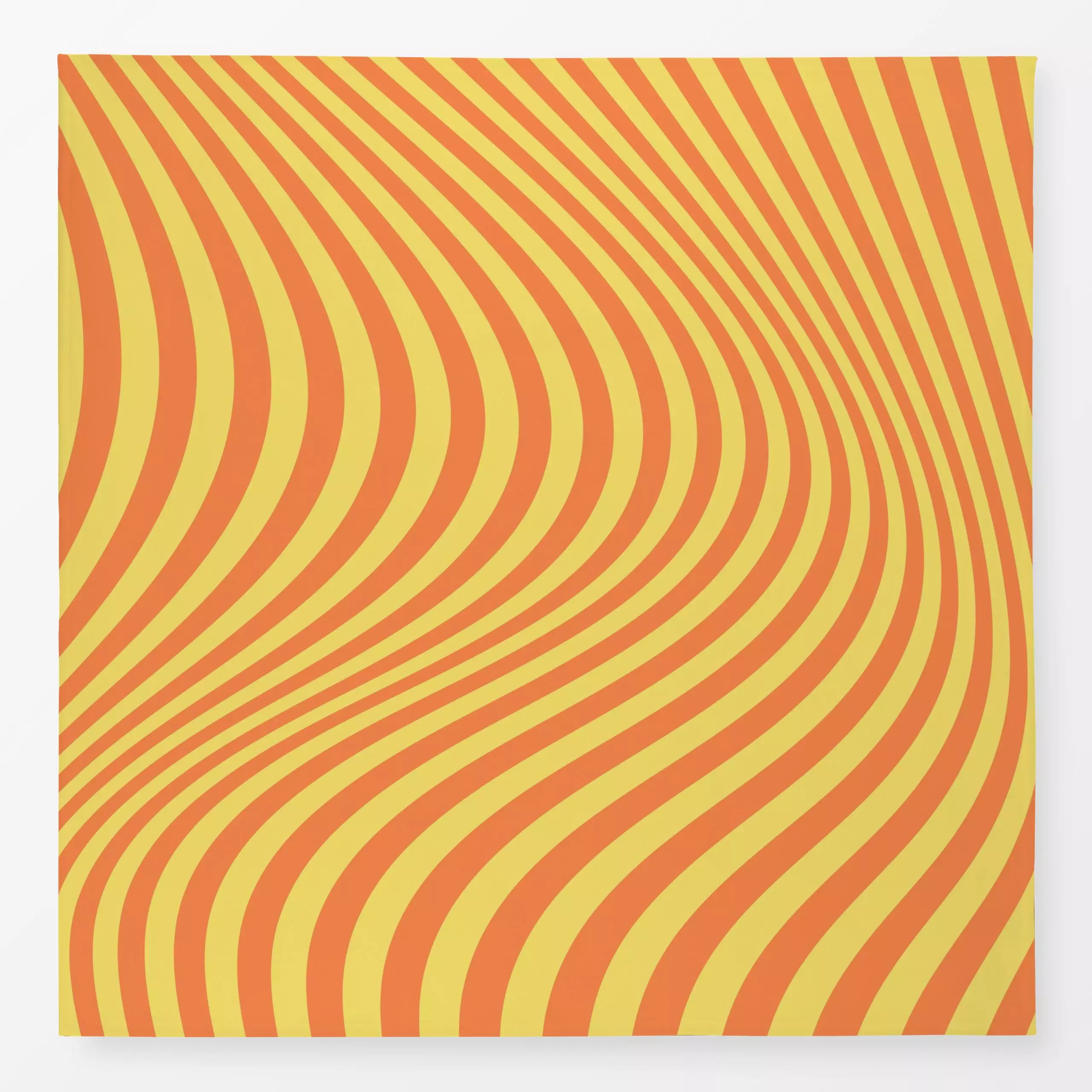 Tischdecke Farbfreude Waves Orange Gelb, gemustert, von Primus Pattern