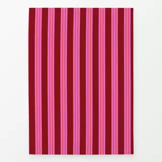 Geschirrtücher Festliche Streifen Rot Pink