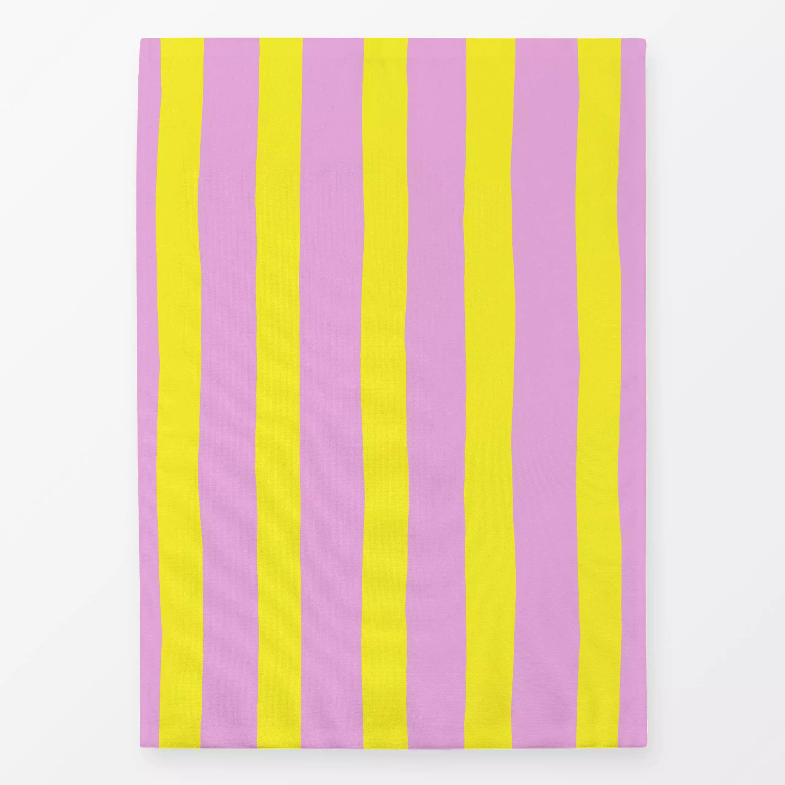 Geschirrtücher Streifen rosa gelb - Sommer, Symbole & Muster - von „Julia Schumacher"; Streifen, pink, colorful, vertikal, c...