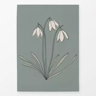 Geschirrtücher Schneeglöckchen