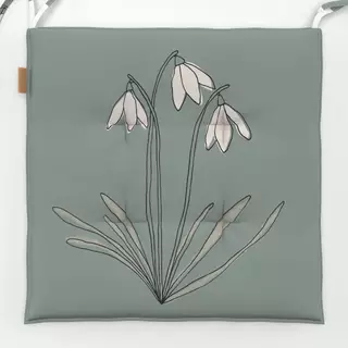 Sitzkissen Schneeglöckchen