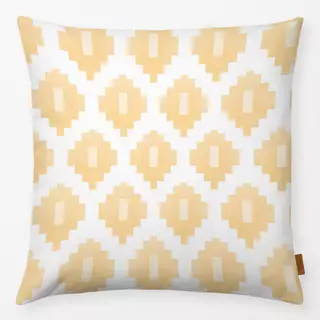 Kissen Sonne Raute gelb