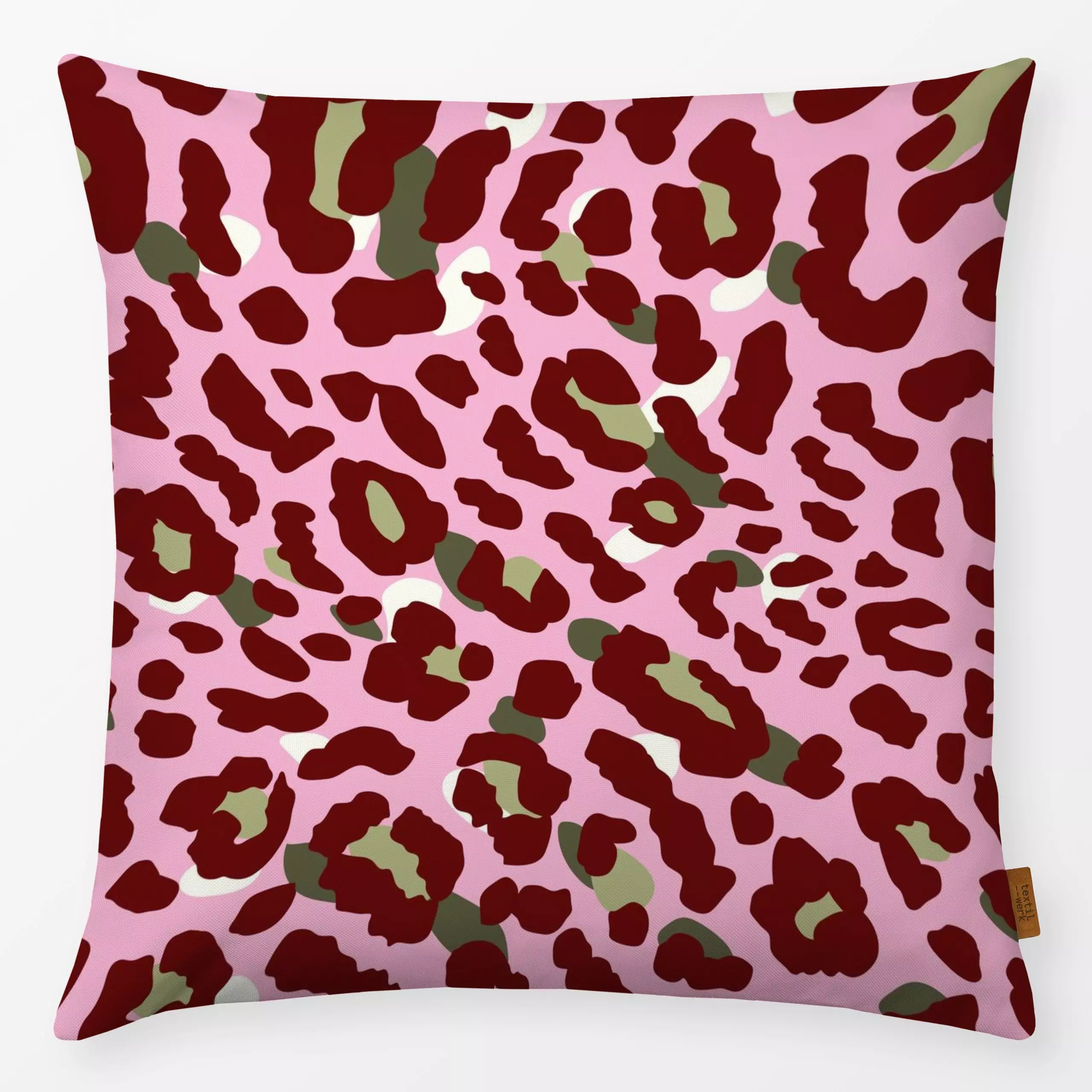 Kissen SAFARI Animal Leo 1 - Sommer, Tiere, Symbole & Muster - von „Primus Pattern"; Sommer, Leo, Leopard, animal, animalpri...