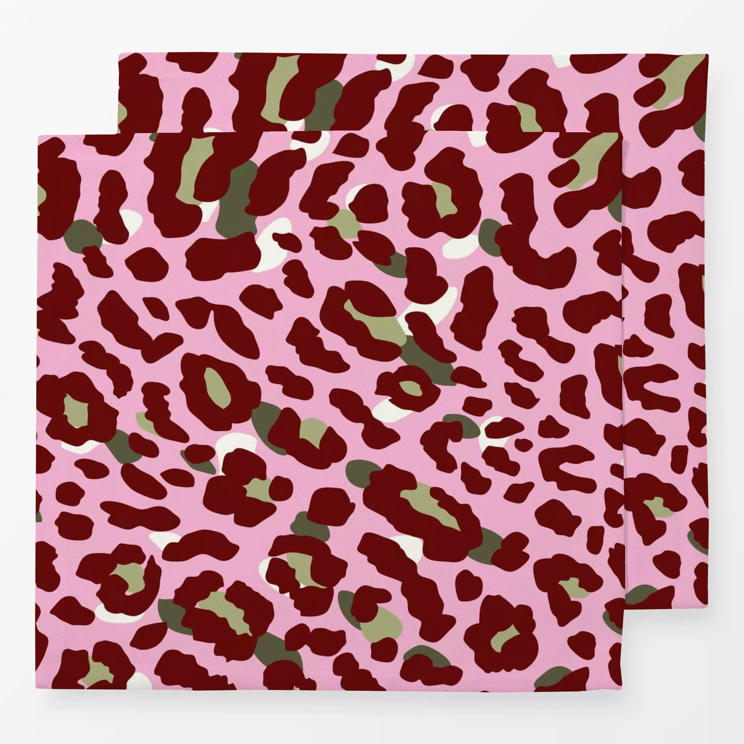 Servietten SAFARI Animal Leo 1 - Sommer, Tiere, Symbole & Muster - von „Primus Pattern"; Sommer, Leo, Leopard, animal, anima...