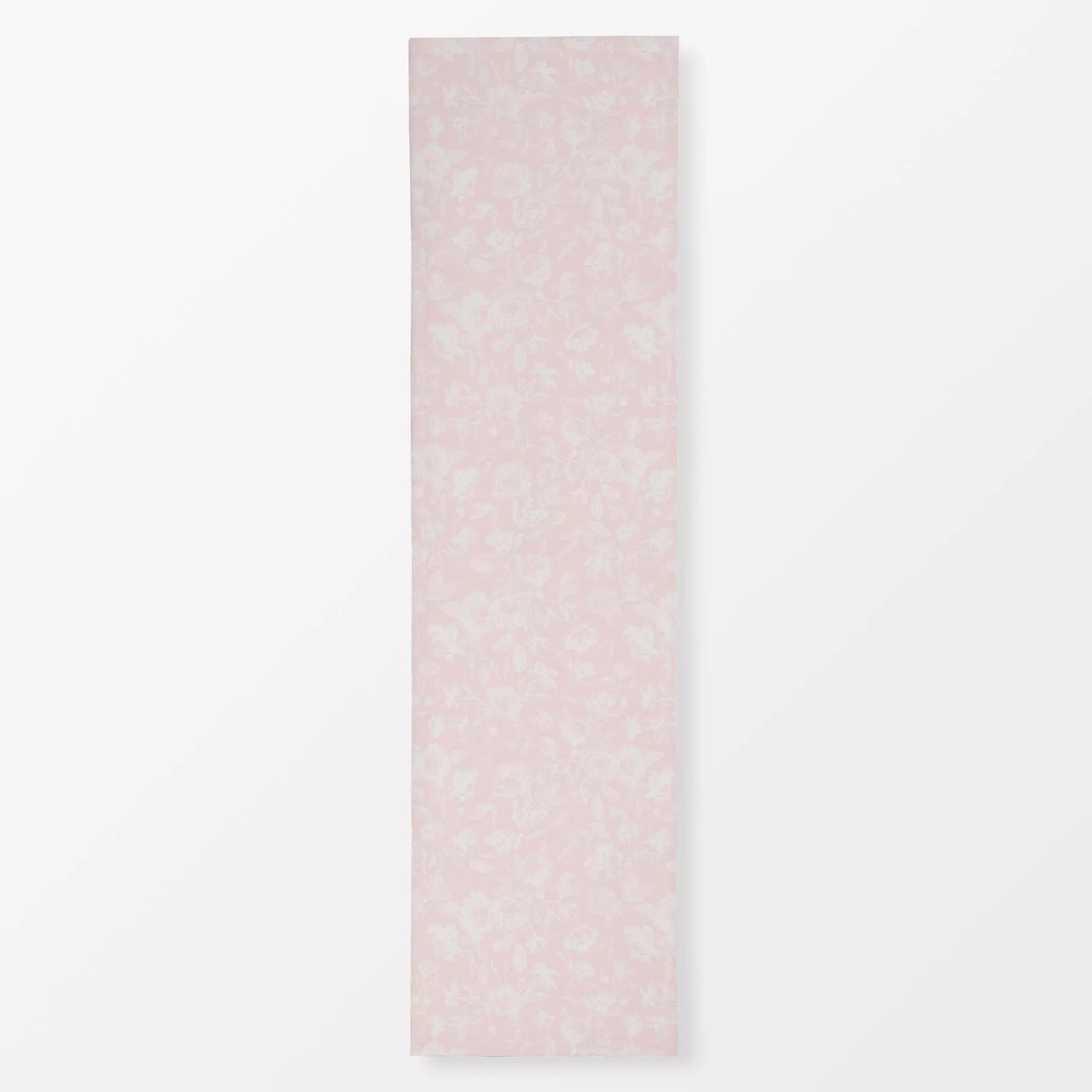 Tischläufer Weiße Rosen - Sommer Brise - Blumen & Florales, Retro & Vintage - von „Uta Naumann"; Muster, Blumen, Rosen, Gart...