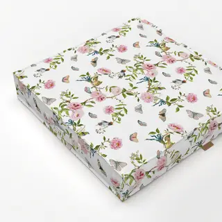 Bodenkissen Vogel Chinoiserie Garten