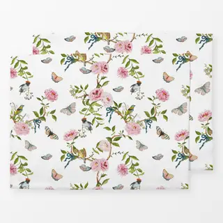 Tischset Vogel Chinoiserie Garten