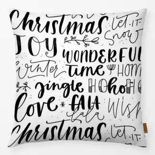 Kissen Chrismas Lettering