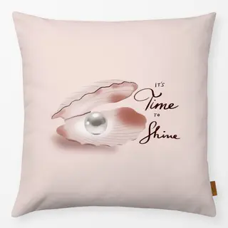 Kissen Time to Shine Muschel Sand